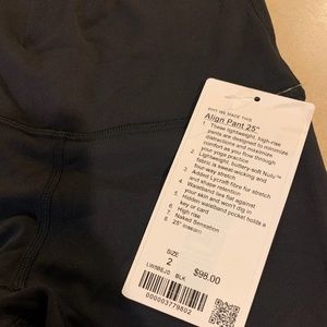 Lululemon Align 25’ legging size 2